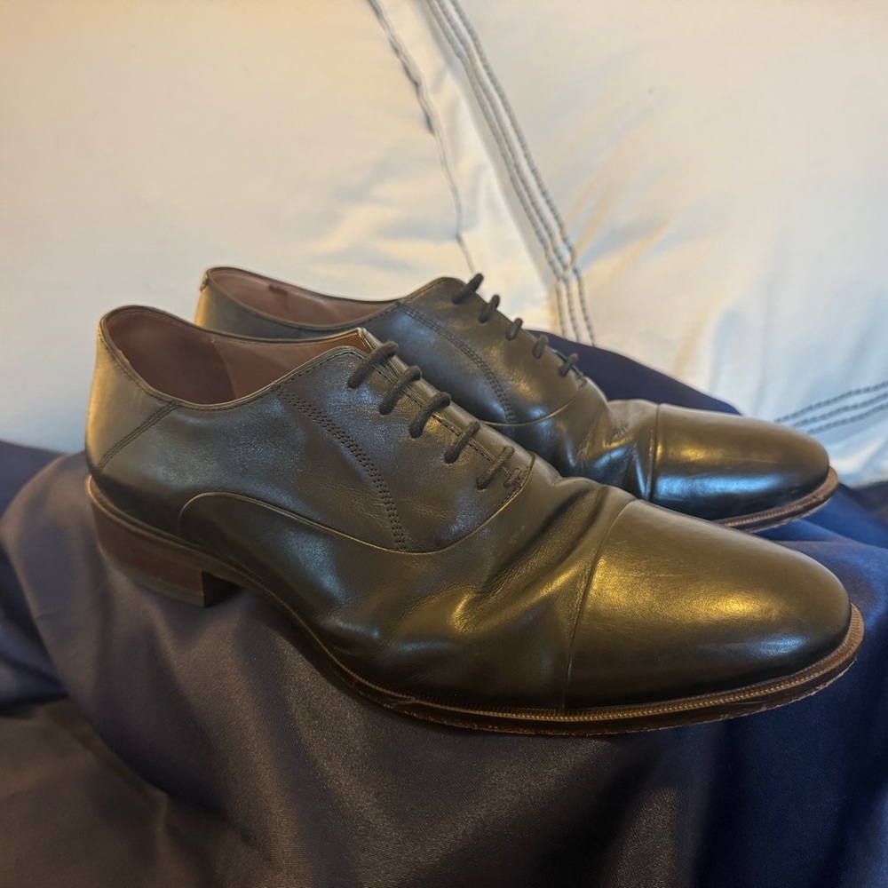 Johnston & Murphy Black Oxford Dress Shoes